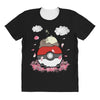 totoro snoopy pokemon parody All Over Women's T-shirt