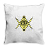 all seeing eye Throw Pillow