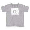 blink if you want me Toddler T-shirt
