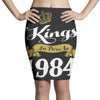 kings are born in 1984 Pencil Skirts