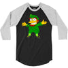 happy saint patrick day simpson 3/4 Sleeve Shirt