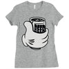 mickey beer Ladies Fitted T-Shirt