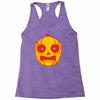 frightened jack o lantern Racerback Tank