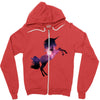 Unicorn Galaxy Zipper Hoodie