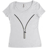SAY SOMTHING Women's Triblend Scoop T-shirt