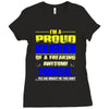 proud dad nurse Ladies Fitted T-Shirt