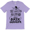 You Cant Scare Me I am Biker Grandpa T-Shirt