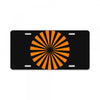 orange vec License Plate