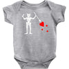 blackbeard's flag pirate edward teach Baby Onesie
