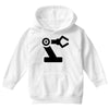 black robot Youth Hoodie