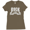rock is dead paper killed it Ladies Fitted T-Shirt