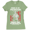 Sorry If My Patriotism Offends You Ladies Fitted T-Shirt