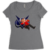 funny gaming Women's Triblend Scoop T-shirt