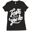love what you do Ladies Fitted T-Shirt