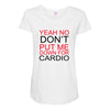 dont put me Maternity Scoop Neck T-shirt