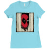 here's wade! Ladies Fitted T-Shirt