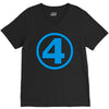 number 4 V-Neck Tee