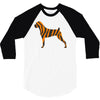tiger pattern 3/4 Sleeve Shirt