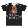 she's beauty she' grace t shirt chicken farm All Over Men's T-shirt