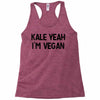 kale yeah i'm vegan Racerback Tank