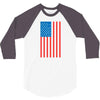 american flag 3/4 Sleeve Shirt