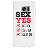 SEX YES HOT SEX SAFE SEX GREAT SEX Samsung Galaxy S7 Edge