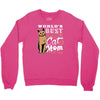 best cat mom Crewneck Sweatshirt