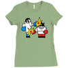 vector gamer boxing Ladies Fitted T-Shirt