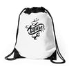 aspire to inspire Drawstring Bags