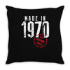 Made In 1970 All Original Parts Throw Pillow