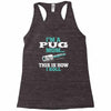 i'm a pug mom Racerback Tank
