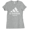 abadass aquarius funny horoscope Ladies Fitted T-Shirt