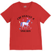 i'm really a unicorn V-Neck Tee