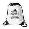 queens are born in november (2) Drawstring Bags