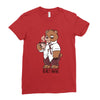 bearly awake Ladies Fitted T-Shirt