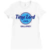 time cafe Ladies Fitted T-Shirt