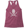 mask of modern mutiny Racerback Tank
