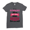 running mom Ladies Fitted T-Shirt