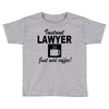 instant lawyer just add coffee Toddler T-shirt