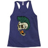skull punk style Racerback Tank