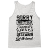 This Guy Is Taken By A Super Sexy December Girlfriend Tank Top
