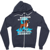 boxers support prostate cancer awareness Zipper Hoodie