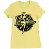 old school Ladies Fitted T-Shirt