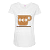 coffee addiction Maternity Scoop Neck T-shirt