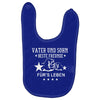 vater und sohn beste freunde Baby Bibs