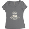 premium vintage 1950 classic perfectly aged limited edition Women's Triblend Scoop T-shirt