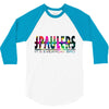 jake paulers colorful 3/4 Sleeve Shirt