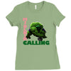 mjolnir calling Ladies Fitted T-Shirt