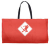 ninja crossing sign Weekender Totes