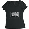 assistant to the regional manager Women's Triblend Scoop T-shirt